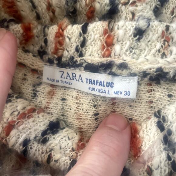 ZARA Trafaluc Collection Boho Tunic Size Large #boho - Picture 4 of 4